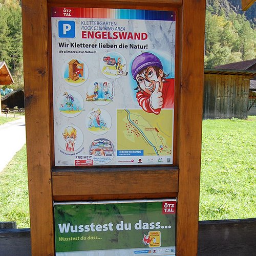 “Engelswand” (Angel wall) - Ötztal Nature Park