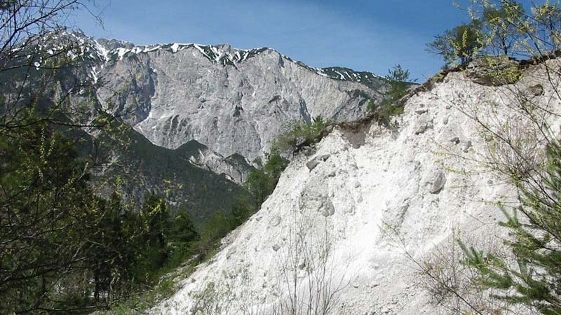 Geoweg Roppen Forchet ©W. Schwarz - Naturpark Ötztal