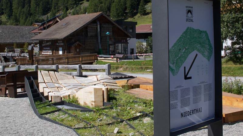 Infopoint Niederthei - NATURPARK ÖTZTAL