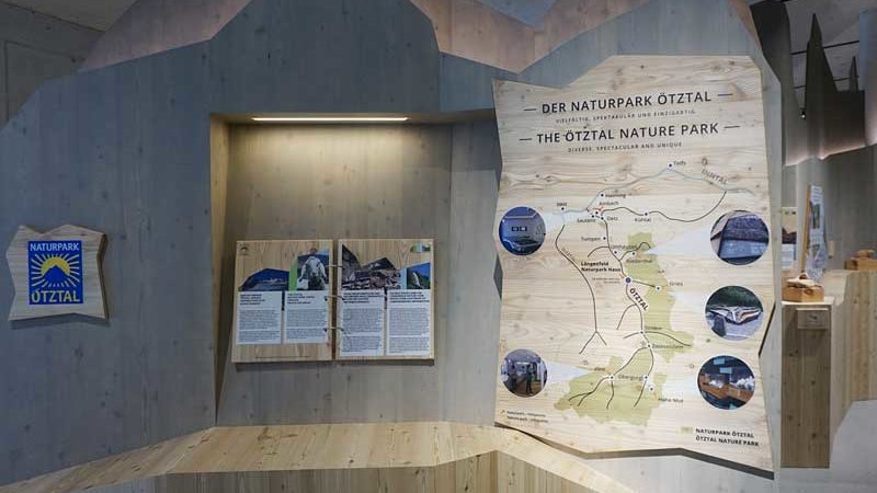 Naturpark Haus in Längenfeld "multimediale NaturERLEBNIS-Ausstellung"